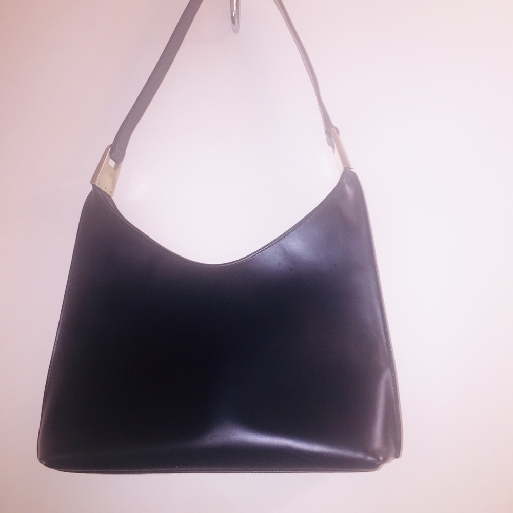 Vintage Black Gucci Leather Purse